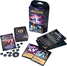 Disney Lorcana Trading Card Game Rise of the Flooborn Amethyst and Steel Starter Deck