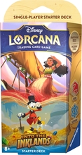 Disney Lorcana Trading Card Game Into the Inklands Ruby and Sapphire Starter Deck