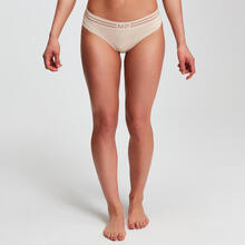 MP Women's Seamless Thong - Beige - S