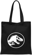 Jurassic Park Circle Logo Tote Bag - Black