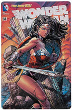 DC Comics Wonder Woman #36 Tin Plate Poster