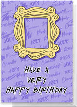 Friends Happy Birthday Greetings Card - Standard Card