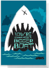 Jaws You're Gonna Need A Bigger Boat Greetings Card - Standard Card
