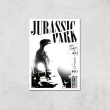 Jurassic Park Life Finds A Way Giclee Art Print - A4 - Print Only