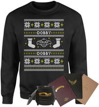 Harry Potter Officially Licensed MEGA Christmas Gift Set - Includes Christmas Jumper plus 3 gifts - XL