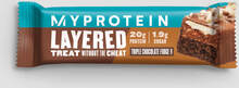Myprotein Retail Layer Bar (Sample) - Triple Chocolate Fudge - NEW