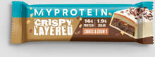 Crispy Layered Protein Bar (Sample) - 58g - Cookies and Cream