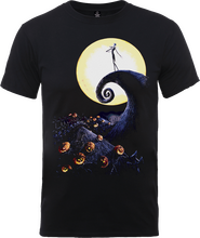 Disney The Nightmare Before Christmas Jack Skellington Pumpkin King Colour Black T-Shirt - S