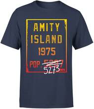 Jaws Amity Population T-Shirt - Navy - S