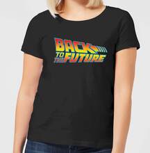 Back To The Future Classic Logo Women's T-Shirt - Black - S