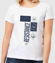 Star Wars The Resistance White Women's T-Shirt - White - S - White