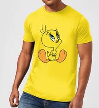 Looney Tunes Tweety Sitting Men's T-Shirt - Yellow - S
