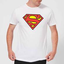 DC Originals Official Superman Shield Men's T-Shirt - White - S