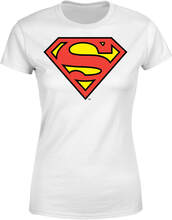 DC Originals Official Superman Shield Women's T-Shirt - White - S