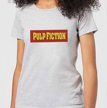 Pulp Fiction Logo Women's T-Shirt - Grey - S - Grey