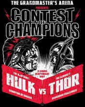 Marvel Thor Ragnarok Champions Poster Männer T-Shirt – Schwarz - 3XL