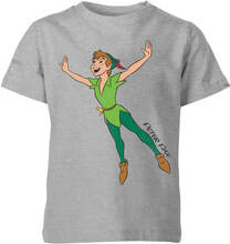 Disney Peter Pan Flying Kids' T-Shirt - Grey - 3-4 Years