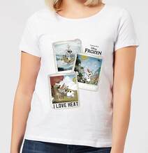 Disney Frozen Olaf Polaroid Women's T-Shirt - White - S - White