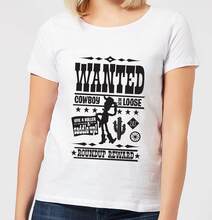 Toy Story Wanted Poster Women's T-Shirt - White - S - White