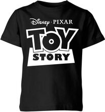 Toy Story Logo Outline Kids' T-Shirt - Black - 3-4 Years - Black