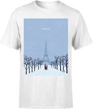 Paris Men's T-Shirt - White - 5XL - White