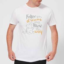 Disney Dumbo Follow Your Dreams Men's T-Shirt - White - S - White