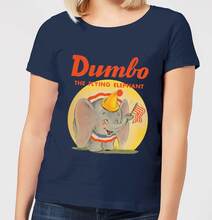 Dumbo Flying Elephant Women's T-Shirt - Navy - S
