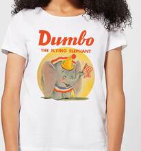 Dumbo Flying Elephant Women's T-Shirt - White - S