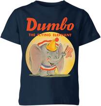 Dumbo Flying Elephant Kids' T-Shirt - Navy - 7-8 Years