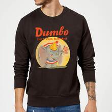Dumbo Flying Elephant Sweatshirt - Black - S - Black