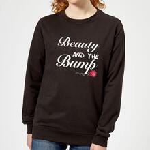 Big and Beautiful Beauty and The Bump Women's Sweatshirt - Black - 5XL - Black