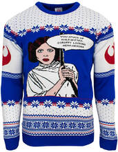 Star Wars Official Princess Leia Christmas Jumper - Multi - UK L/US M - Multi