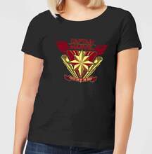 Captain Marvel Protector Of The Skies Women's T-Shirt - Black - S