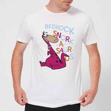 The Flintstones Bedrock Snork-A-Saur-Us Men's T-Shirt - White - S - White