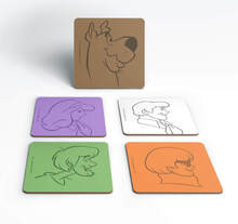 Scooby Doo The Gang Colours Coaster Set