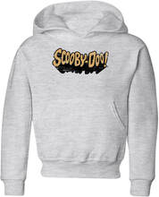 Scooby Doo Retro Colour Logo Kids' Hoodie - Grey - 3-4 Years - Grey