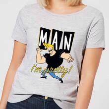Johnny Bravo Man I'm Pretty Women's T-Shirt - Grey - S