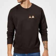 Disney Chip And Dale Backside Sweatshirt - Black - M