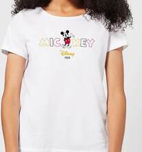 Disney Mickey Mouse Disney Wording Women's T-Shirt - White - S