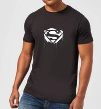 Justice League Graffiti Superman Men's T-Shirt - Black - S