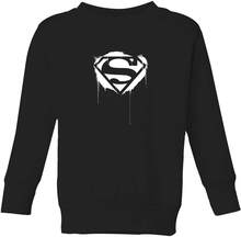 Justice League Graffiti Superman Kids' Sweatshirt - Black - 3-4 Years - Black