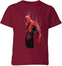 Marvel Spider-man Web Wrap Kids' T-Shirt - Burgundy - 3-4 Years