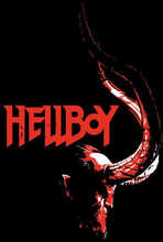 Hellboy Profile Men's T-Shirt - Black - 5XL