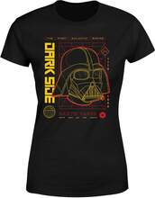 Star Wars Darth Vader Grid Women's T-Shirt - Black - S