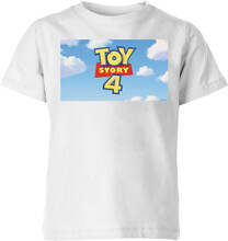Toy Story 4 Clouds Logo Kids' T-Shirt - White - 3-4 Years - White