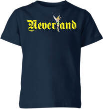 Disney Peter Pan Tinkerbell Neverland Kids' T-Shirt - Navy - 3-4 Years - Navy