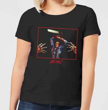 Evil Dead 2 Ash Chainsaw Women's T-Shirt - Black - 5XL - Black