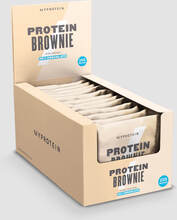 Protein Brownie - 12 x 75g - Hvid chokolade