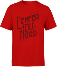 L'enfer Du Nord Men's Red T-Shirt - S