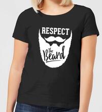 Respect the Beard Women's T-Shirt - Black - 3XL - Black